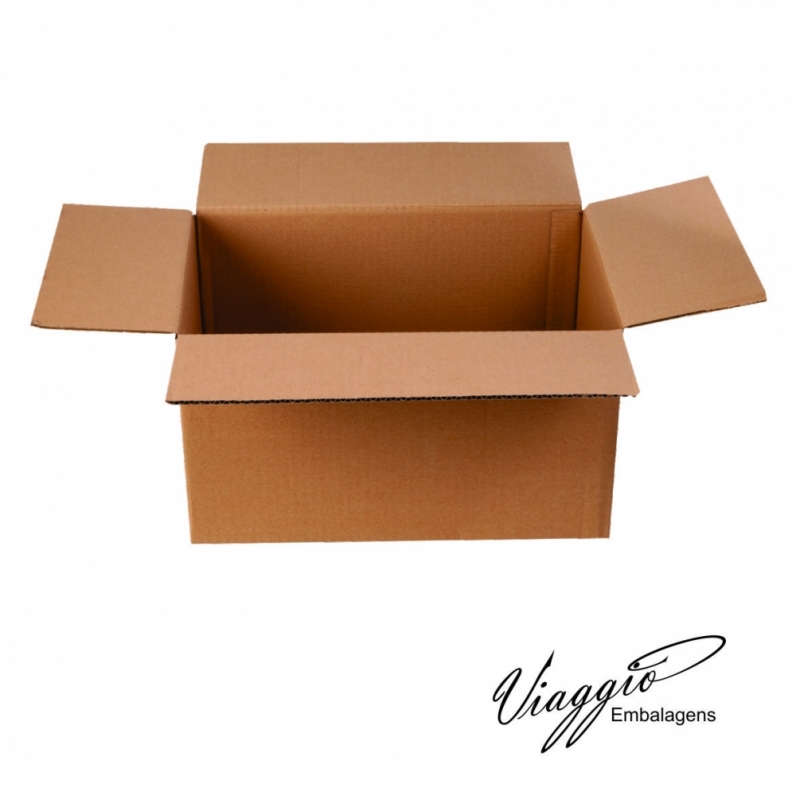 Imagem ilustrativa de Caixa de papelão preço atacado