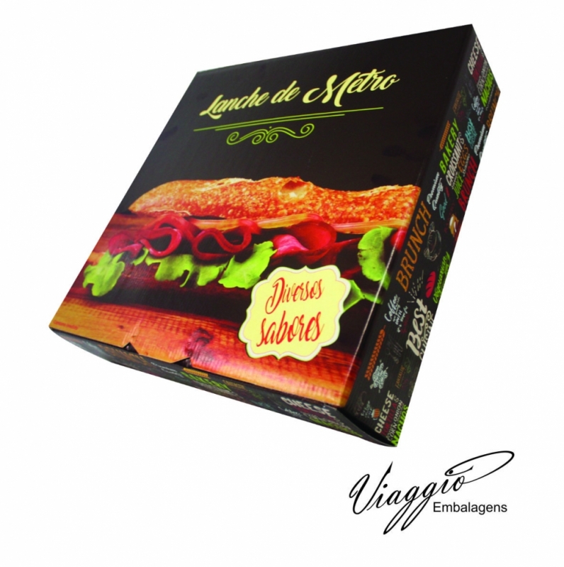 Imagem ilustrativa de Caixa de pizza quadrada