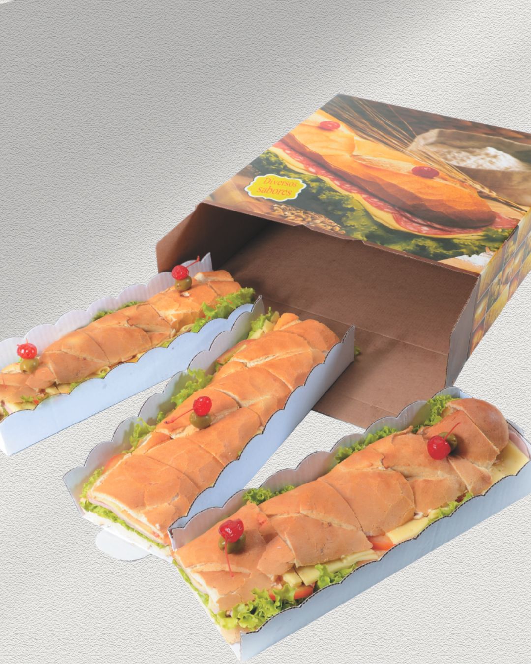 Imagem ilustrativa de Embalagem para lanche natural