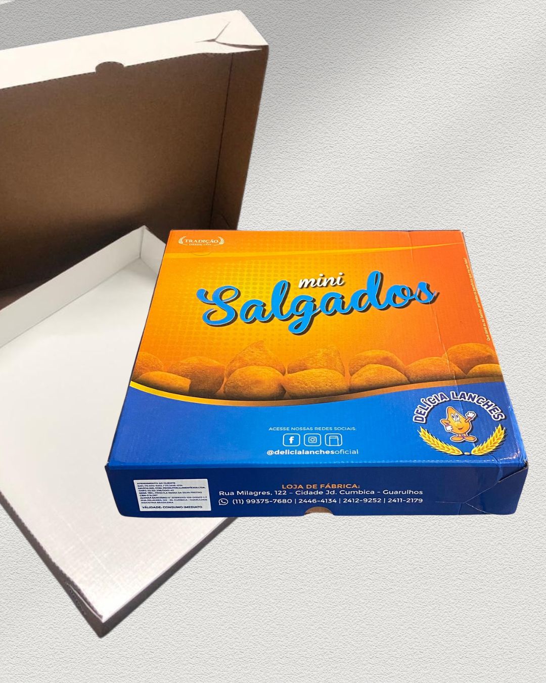 Imagem ilustrativa de Embalagens personalizadas para salgados fritos na Zona Leste